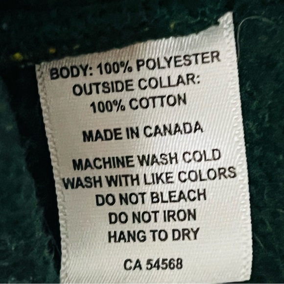 Yellow Label Co Fleece Sherpa Half Zip Pullover Sweatshirt size medium - Picture 4 of 6